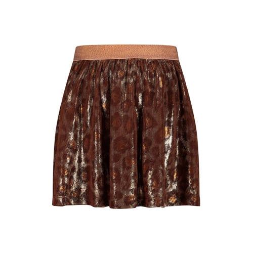 Jubel rok City Chic panterprint - bruin
