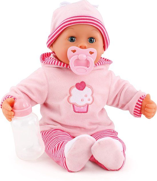 Bayer Design - First Words Baby Pop - 38 cm - Roze