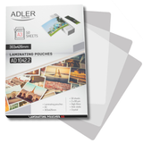 Adler AD 1042.2 A3 Lamineerfilm 303x426mm 2x80 mic Heet Hoogglans Antistatisch 50 stuks