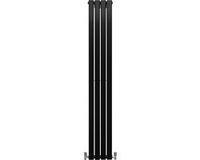 Monster Group BV Radiateur design - noir mat - 1800 mm x 280 mm - 1344 W - Acier au carbone - 24.30 kg