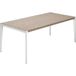 Quadrifoglio Bureau droit placage bois série X9 - 201 cm