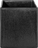 pot ASA Selection Black Iron bloempot, aardewerk, matzwart, 10 x 10 cm