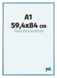 Your Decoration - Cadre puzzle 59,4x84 cm - Acier Bleu - Cadre puzzle 1500-2000 pièces - Cadre photo aluminium - Kent