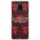 ERT GROUP mobiel telefoonhoesje voor Xiaomi REDMI NOTE 9 PRO/ 9S origineel en officieel erkend Game od Thrones patroon Game of Thrones 018, hoesje is gemaakt van TPU