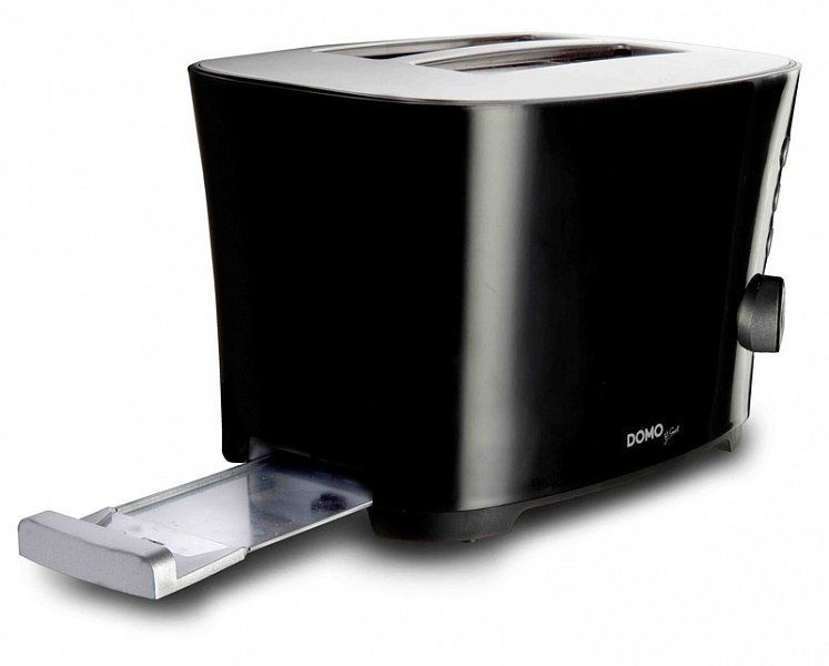Domo DO941T - Broodrooster - Zwart - 850W