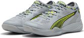PUMA Eliminate NITRO™ SQD 4 Berlin chaussures de handball unisexe, Noir/Gris/Jaune, Taille 46