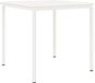 vidaXL Bartafel Wit Massief Grenenhout 110 x 110 x 105 cm