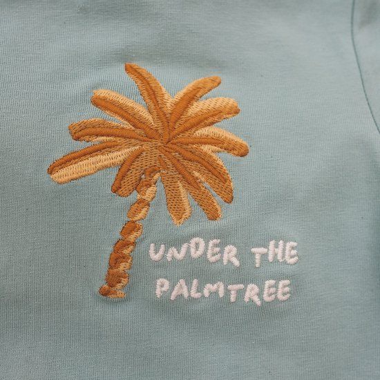 Your Wishes Oversized Tee Palmtrees Ocean jongens 128