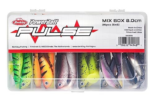 Berkley Pulse Shad Soft Rubber Lure Set - Paddle Tail for Pike, Perch, Zander, and Trout