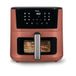 Tognana Iridea Luchtfriteuse, 10 liter, dubbele weerstand, digitaal display, timer, 80-200 °C, raam, 2300 W, appelrood