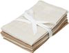 Cam Cam Copenhagen Classic Stripes Gant de toilette - 4 Pièces - Camel