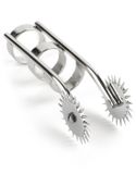 Mr.Steel Scala 2.0 b.v. Double Finger Pinwheel Zilver Roestvrij staal