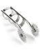 Mr.Steel Scala 2.0 b.v. Double Finger Pinwheel Zilver Roestvrij staal