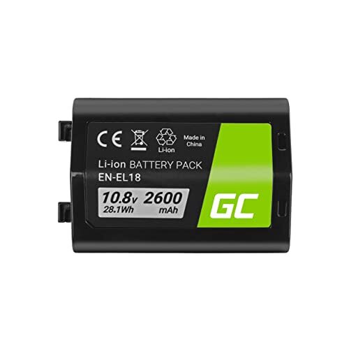 Green Cell PRO Green Cell® EN-EL18 ENEL18 Camera Batterij voor Nikon D4 D4S D5 D800 D810, Full Decoded (2600mAh 10.8V)