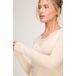 Hunkemöller super soft Kant V-Neck shirt met Cashmere Wit
