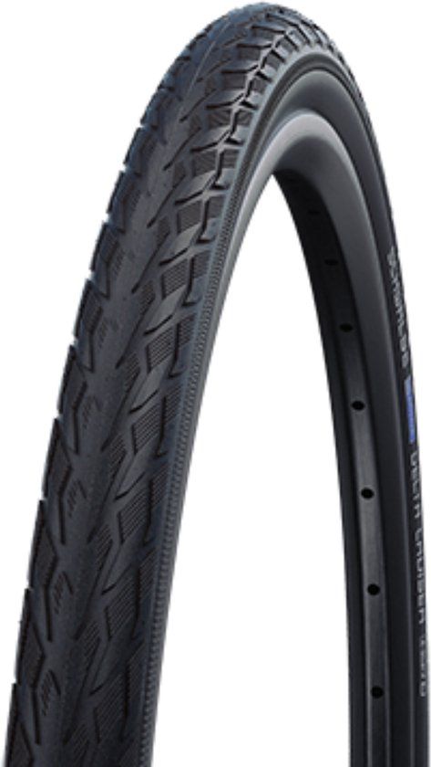 Schwalbe Delta Cruiser Plus PunctureGuard 26 inch buitenband - 37-590 mm - zwart met reflectie