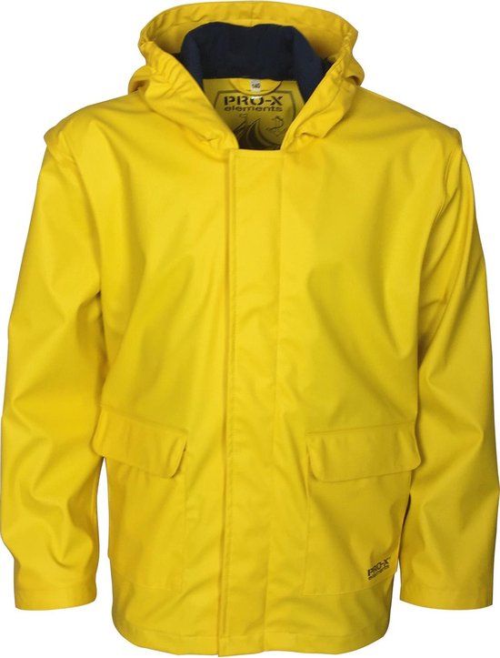 Pro-X Elements Regenjas Jack - Kind - 140 - Geel