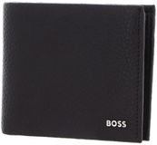 BOSS Leren Portemonnee New Crosstown Trifold Dark Brown