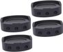 Merkloos Allesto Schokdempers voor wasmachine/droger - Set van 4 - Zwart