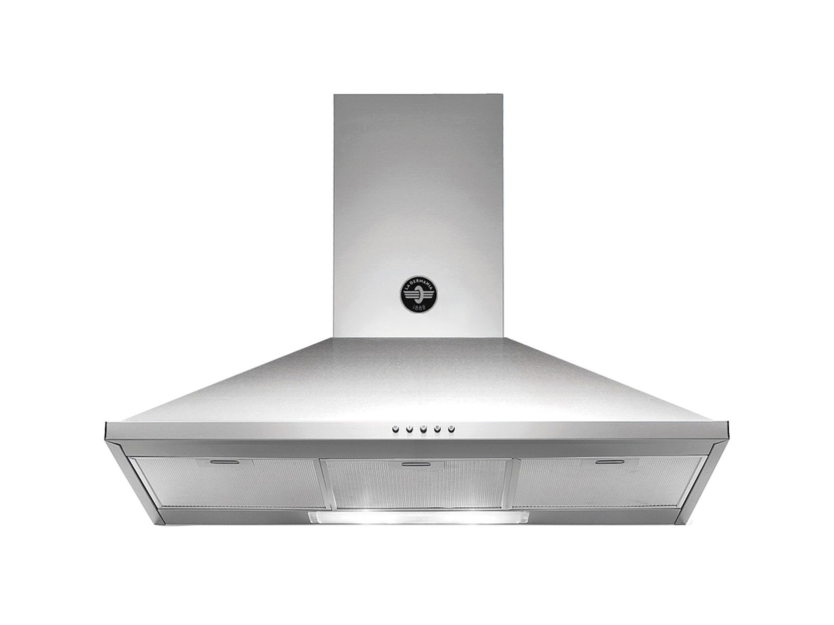 Bertazzoni La Germania KPL90PLAG1XA - Afzuigkap - 600 m³/uur - RVS