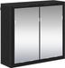 vidaXL Étagère murale Chêne noir 65 x 20 x 60 cm