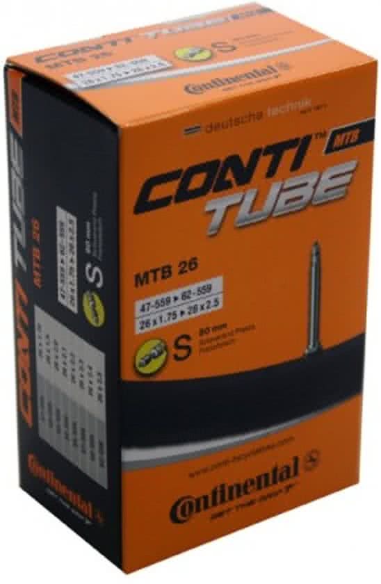 Continental MTB 26 - Binnennband - 47/62 - 559 - 26 x 1.75/2.50 inch - Frans Ventiel - 60 mm