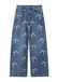 s.Oliver Jeans blauw denim / wit