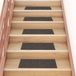 VidaXL Trapmatten zelfklevend 15 stuks 60x25 cm antraciet rechthoekig