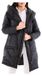 Dewberry, long winter coat with stitching, women's size M
