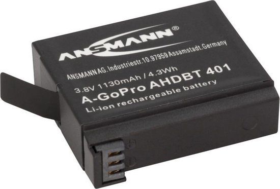 Ansmann A-GoPro AHDBT-40 Hero 4 Battery - 1130 mAh