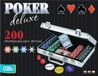 Poker Deluxe, set de 200 jetons, couleur : ALBI