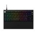 Logitech G PRO X2 RAPID bedraad gamingtoetsenbord met magnetische analoge schakelaars, snelle trigger, OLED-display, 8 kHz pollingfrequentie, polssteun en afneembare USB-C-kabel - Roze