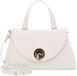 COCCINELLE Leren schoudertas Nikla Handbag Double Grainy Leather Pearl / Cognac crème