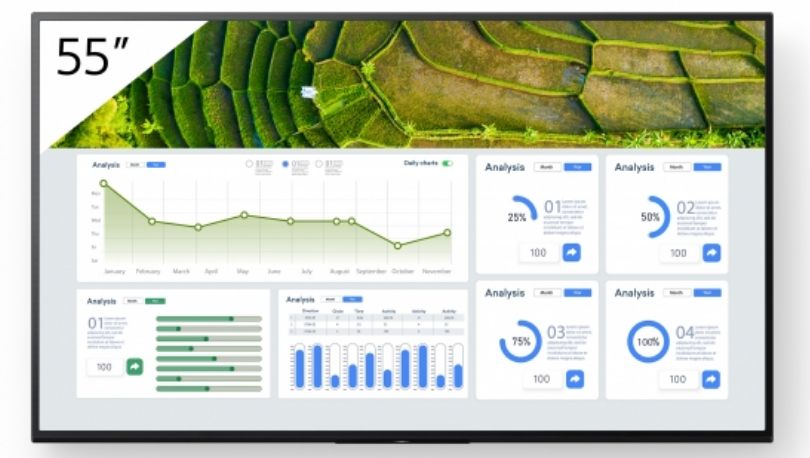 Sony FW-55BZ30L / Digital signage flatscreen / 55 / 2023