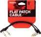 D'Addario Classic Series Patch Cable - 15cm - 2-Pack