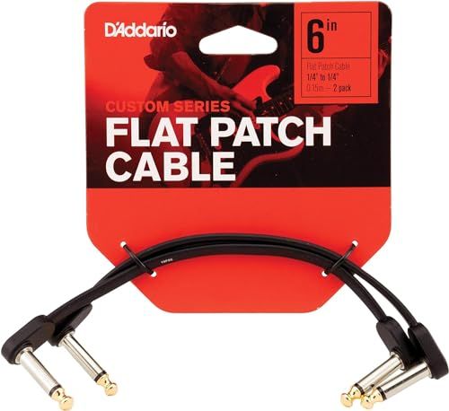 D'Addario Classic Series Patch Cable - 15cm - 2-Pack