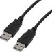 MCL USB 2.0 A/A 2 m USB-kabel Zwart