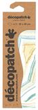 Décopatch C856C – zak met 3 identieke vellen van bedrukt papier – individualiseren – moderniseren – doe-het-zelf en creatieve vrije tijd – 30 x 40 cm