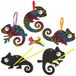 Baker Ross Kameleon Kras Kunst Decoraties - Set van 10