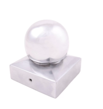 Waelbers Paalornament 91mm met kogel ALU - 25 Stuk(s) - 420136.09