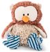 Knuffeldier Nici Uil Oscar Met Draaibare Teddybeer Kop 25 Cm Veelkleurig Kinderen