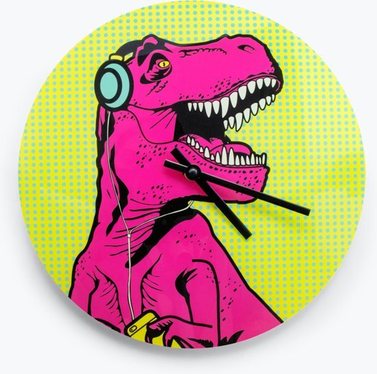 Mustard Desktop Klok - 31x33 cm - T-Rex