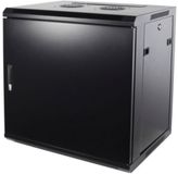 DSIT 9U wandkast met metalen deur 600x450x500mm (BxDxH) - serverbehuizing - serverrack - serverkast - 19 inch