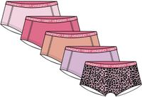 Vingino Girls-boxer-5pack ondergoed meisjes - roze - 98/104