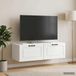 Maison Exclusive - Meuble TV mural montage mural blanc brillant 98 x 41 x 30 cm