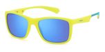 Polaroid Kinderen PLD 8053/S Matte yellow azure 49/16/130 JUNIOR Zonnebrillen