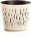 Prosperplast SANDY ROUND plastic potten RONDE IN KLEUR ROOM 15,8 X 15,8 X 13,8 CM