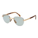 David Beckham Zonnebril DB 1224/S T5U8J Goudkleurig Metaal Rond
