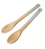 Fackelmann Bamboe Saladebestek Set - Natuurlijk & Duurzaam (30cm)