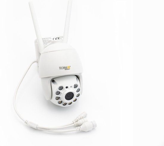 Technaxx 4991 - Dome IP Camera - Indoor & Outdoor - 2304 x 1296 Pixels - White
